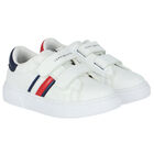 White Logo Trainers, 1, hi-res