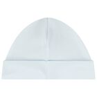 Baby Boys Blue Crown Blanket & Hat Set , 2, hi-res