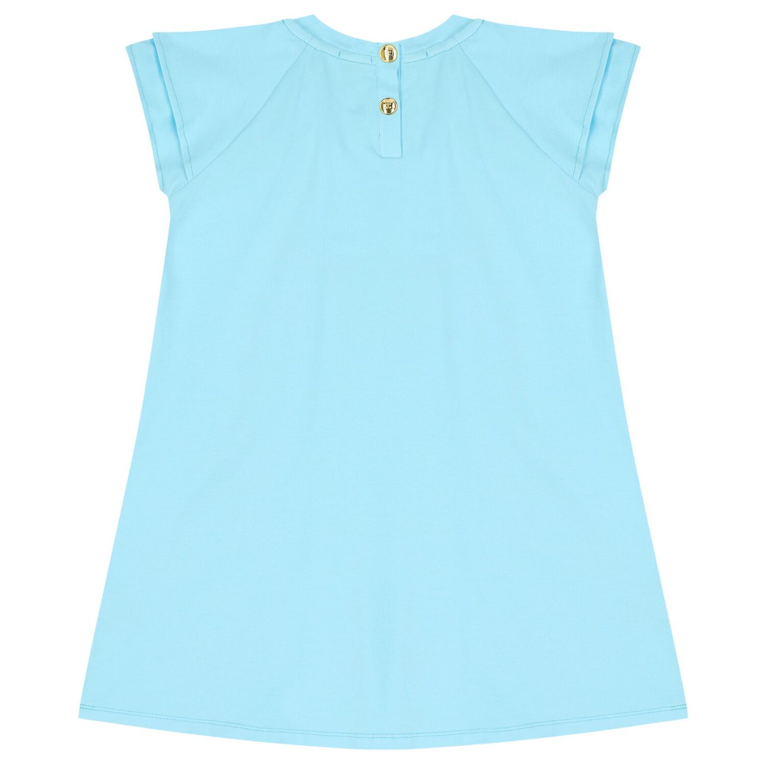 Girls Blue Logo Dress, 2, hi-res image number null