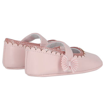 Baby Girls Pink Pre-Walker Mary Jane Shoes