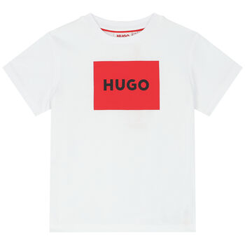 Boys White Logo T-Shirt