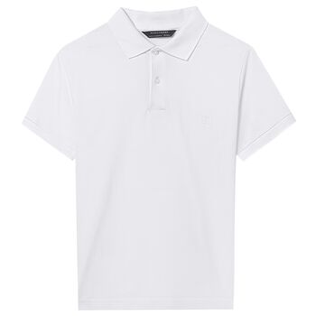 Boys White Polo Shirt