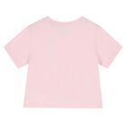 Girls Pink Logo T-Shirt, 1, hi-res