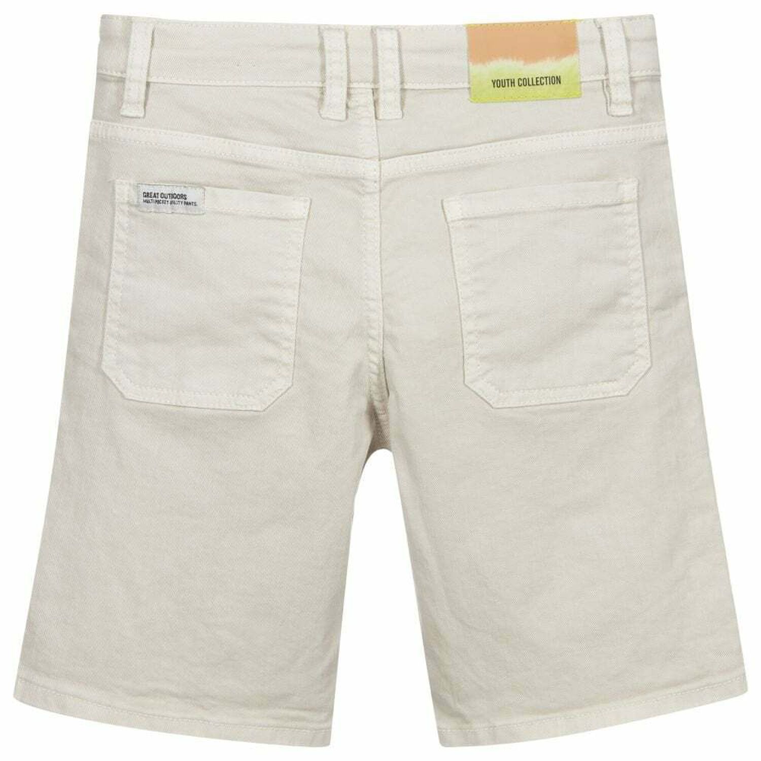 Boys Beige Bermuda Shorts, 1, hi-res image number null