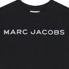 بلوزة سوداء بأكمام طويلة بشعار للأولاد, 1, hi-res