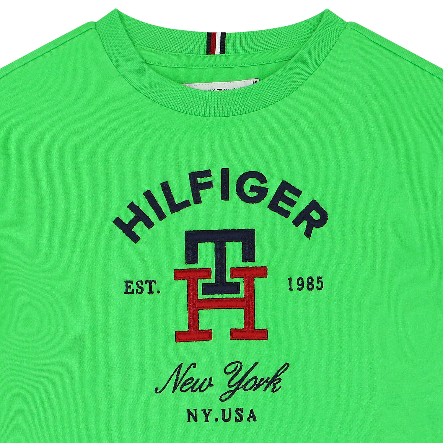 Boys Green Logo T-Shirt, 1, hi-res