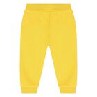 Baby Boys Navy Blue & Yellow Logo Tracksuit, 1, hi-res