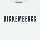 طقم شورت أولاد بالشعار باللون الكحلي والابيض, 1, hi-res