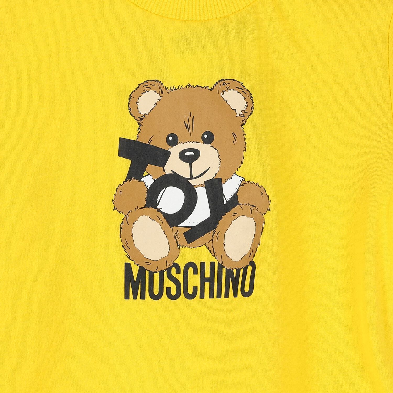 Younger Yellow Teddy Bear Logo T-Shirt, 6, hi-res