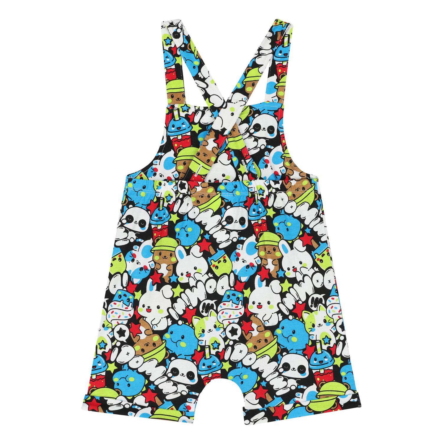 Baby Boys Multi-Coloured Dungaree Set, 1, hi-res image number null
