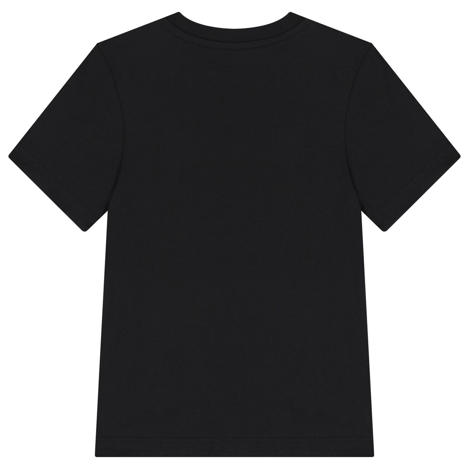 Boys Black Logo T-Shirt, 1, hi-res