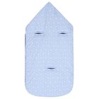 Baby Boys Blue Geometric Reversible Nest, 2, hi-res