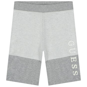 Boys Grey Logo Shorts