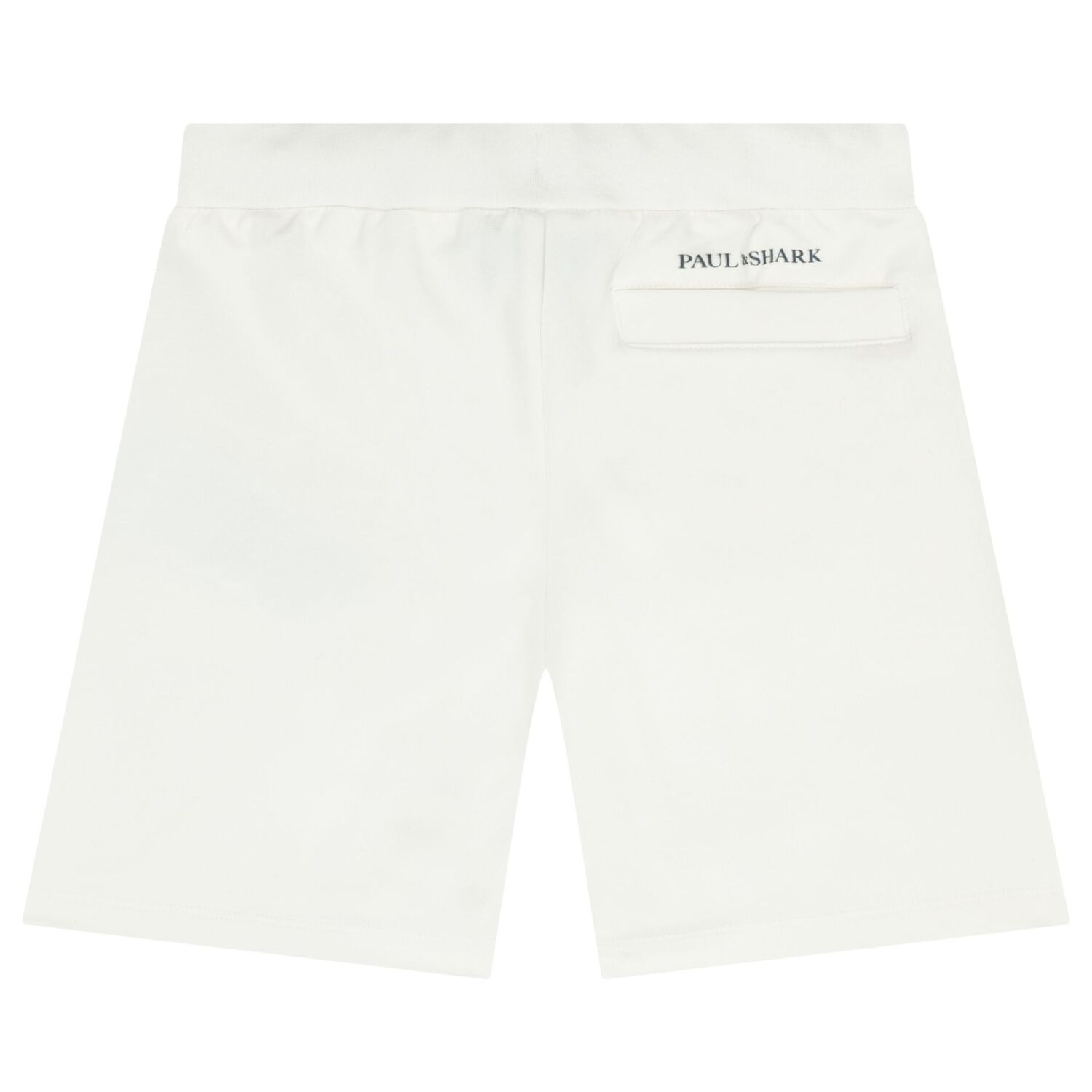Boys White Logo Shorts, 1, hi-res