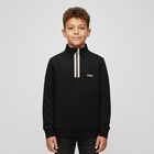 Boys Black Logo Sweatshirt, 1, hi-res