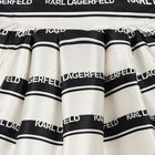 Girls Ivory & Black Striped Skirt, 1, hi-res