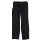Girls Black Glittery Joggers, 1, hi-res