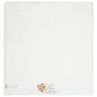 Blue & Ivory Leopard Logo Baby Blanket, 1, hi-res