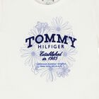Girls Ivory Floral Logo T-Shirt, 1, hi-res