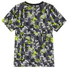 تي شيرت رمادي بشعار للأولاد, 6, hi-res