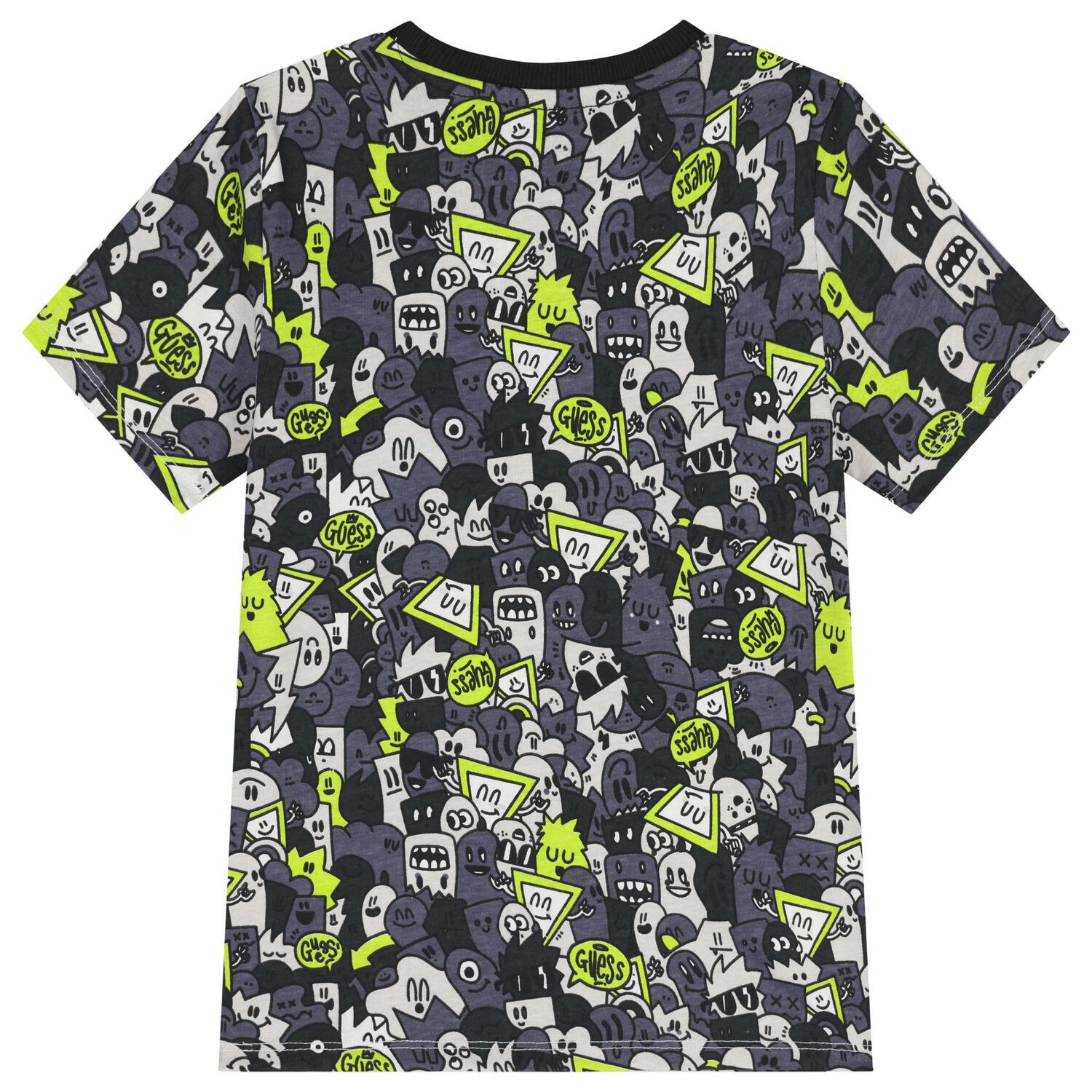 تي شيرت رمادي بشعار للأولاد, 6, hi-res image number null