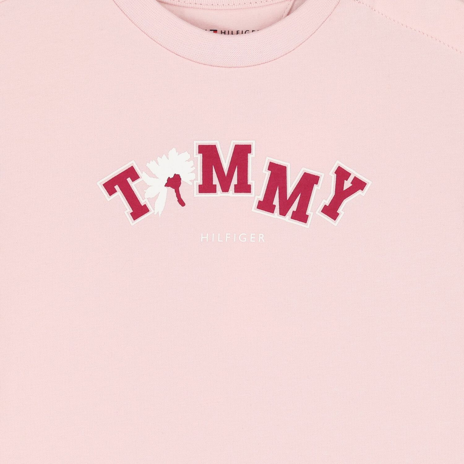 Baby Girls Pink Logo T-Shirt, 2, hi-res