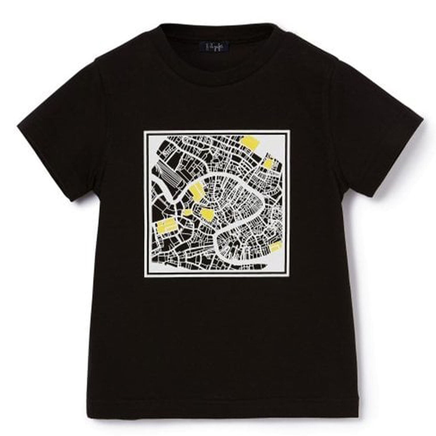 Boys Black Top, 1, hi-res