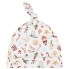 طقم أفرول هدايا بشعار احتفالي باللون الأبيض, 1, hi-res