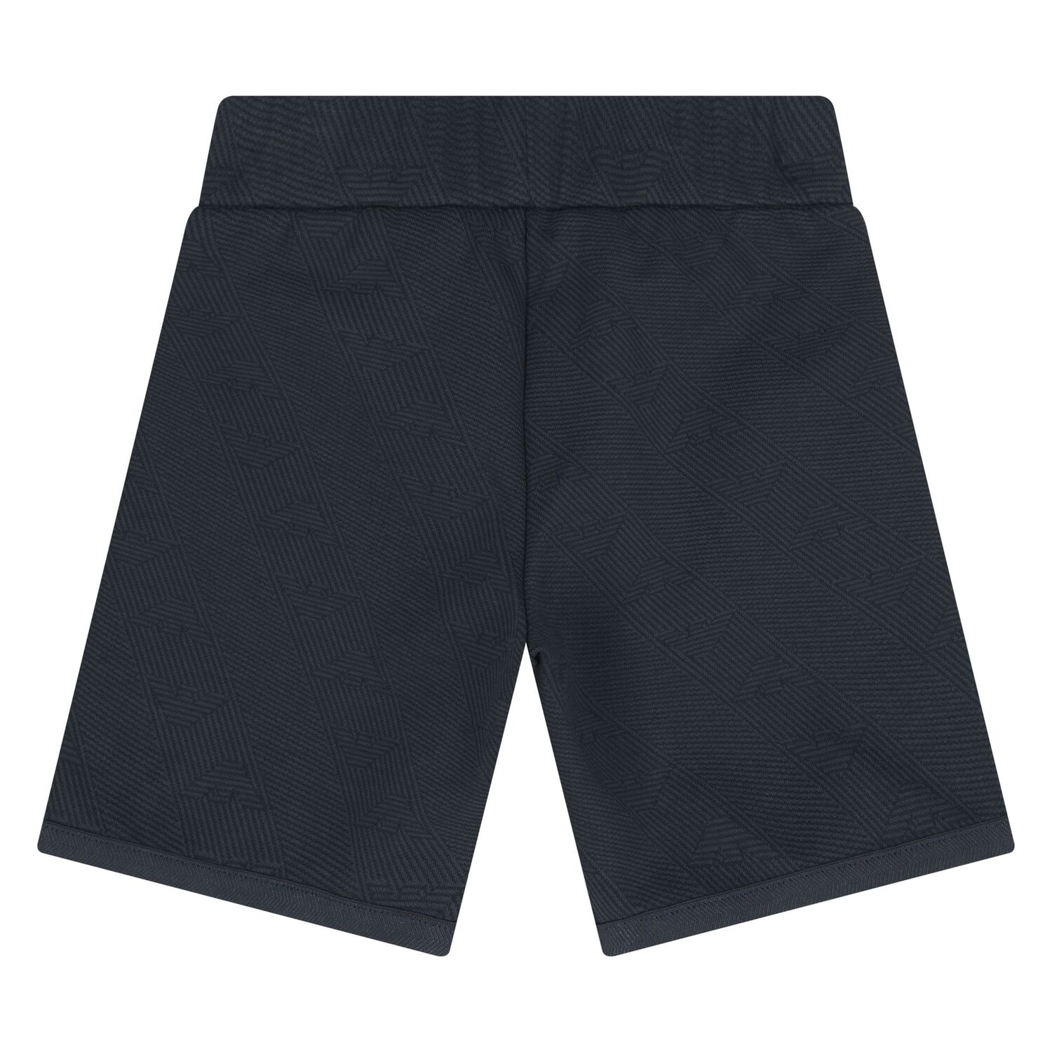 Younger Boys Navy Blue Logo Shorts, 2, hi-res