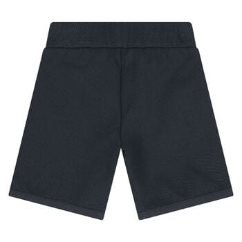Younger Boys Navy Blue Logo Shorts