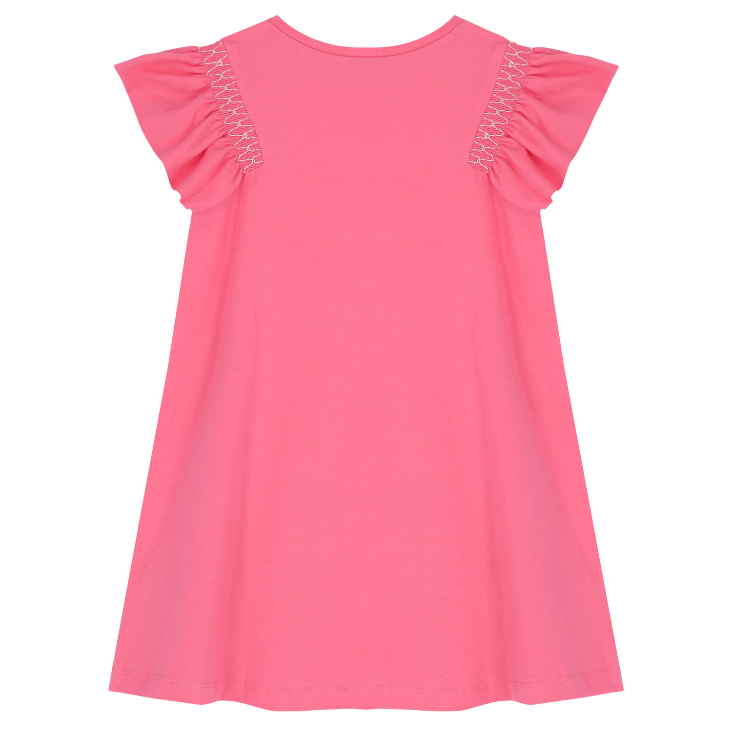 فستان مطرز بالزهور باللون الزهرى, 2, hi-res