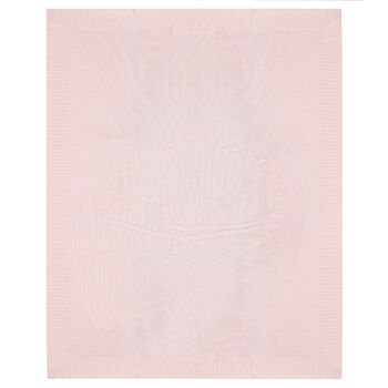 Baby Girls Pink Knitted Blanket
