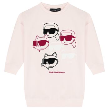 Girls Pink Ikonik Dress
