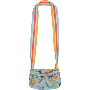 Girls Blue Tropical Island Crossbody Bag