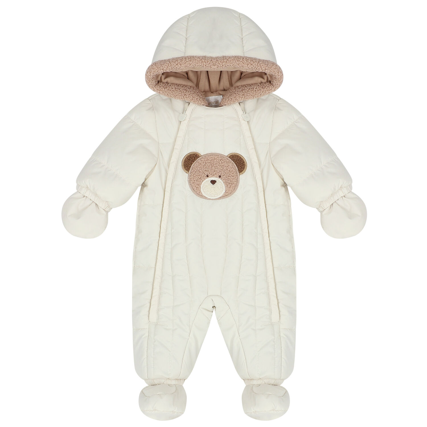 Ivory Baby Snowsuit, 2, hi-res image number null