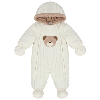 Ivory Baby Snowsuit