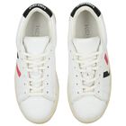 Girls White Leather Logo Trainers, 1, hi-res