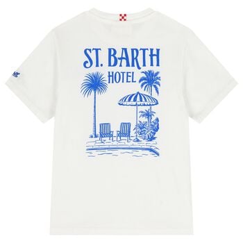 Boys White Logo T-Shirt