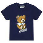 Navy Blue Teddy Bear Logo T-Shirt, 2, hi-res