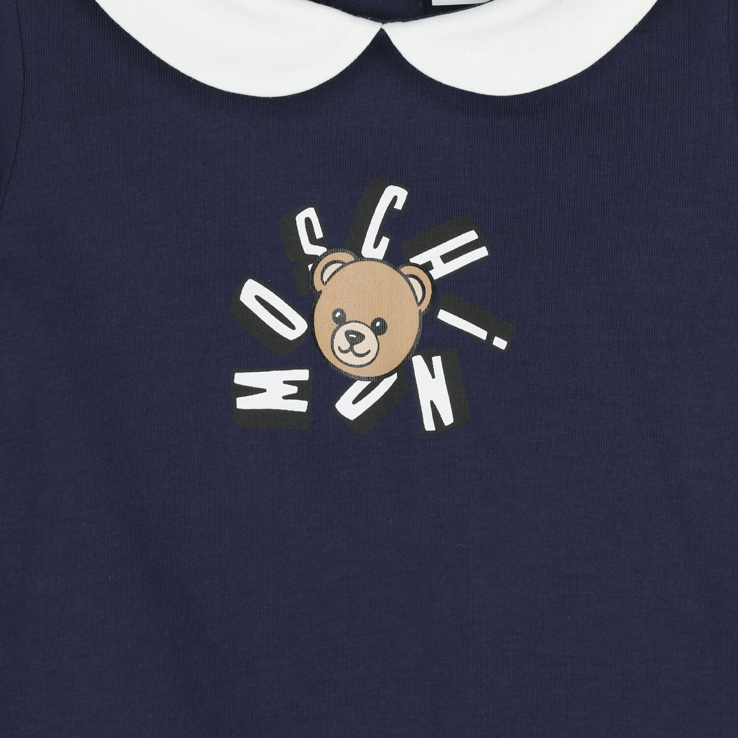 Navy Blue Teddy Bear Logo Babygrow Gift Set , 2, hi-res