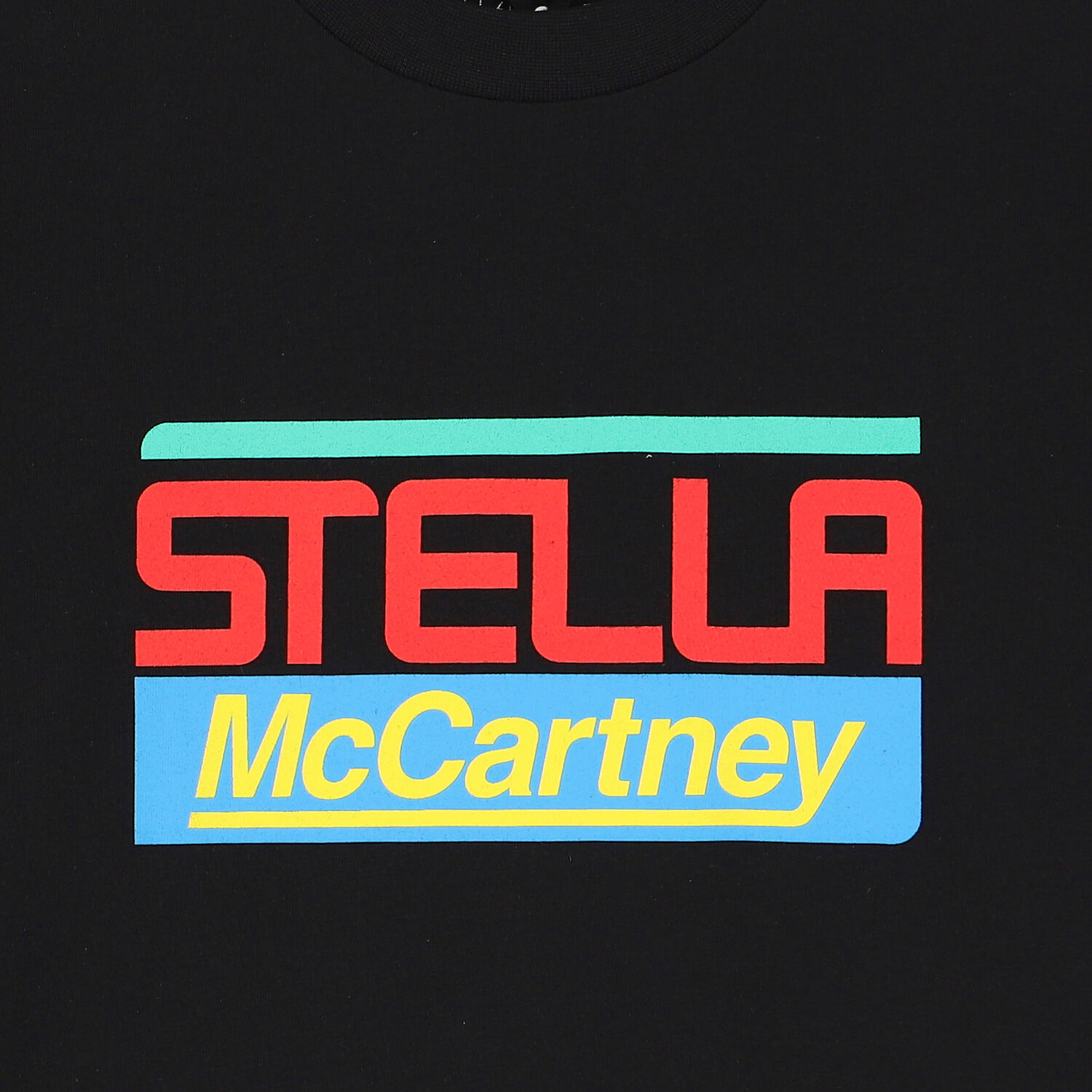 تيشيرت بالشعار باللون الاسود, 1, hi-res