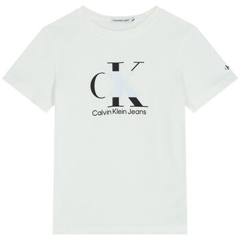 Boys White Logo T-Shirt