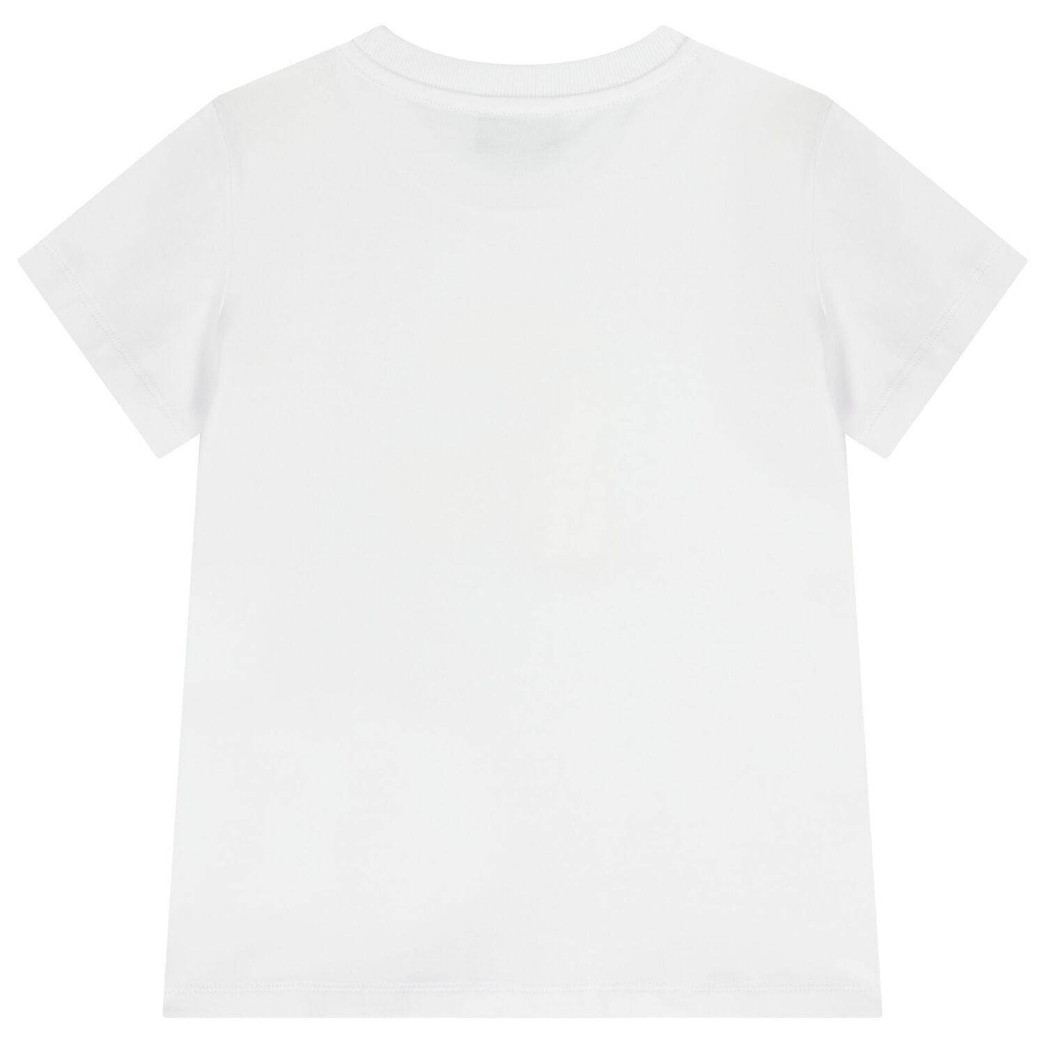 Girls White Teddy Bear T-Shirt, 3, hi-res