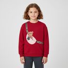 طقم ليجينز للبنات باللون الاحمر والرمادى , 2, hi-res