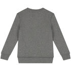 Boys Grey Logo Sweatshirt, 1, hi-res