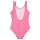 Girls Pink Flower Swimsuit, 1, hi-res