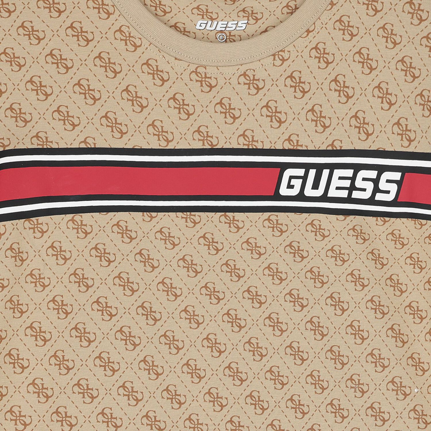 Boys Beige Logo T-Shirt, 1, hi-res