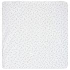 بطانية بنات قطن مطبعة باللون الابيض والوردى, 1, hi-res