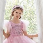 عصابة رأس للبنات مزينة باللون الوردي , 1, hi-res