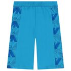Boys Blue Logo Shorts Set, 2, hi-res
